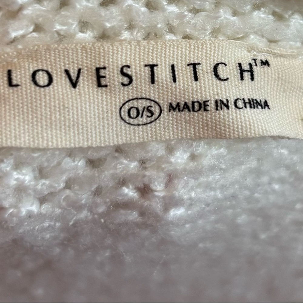 Lovestitch Soft Cream Open-Front Cardigan - Picture 4 of 6